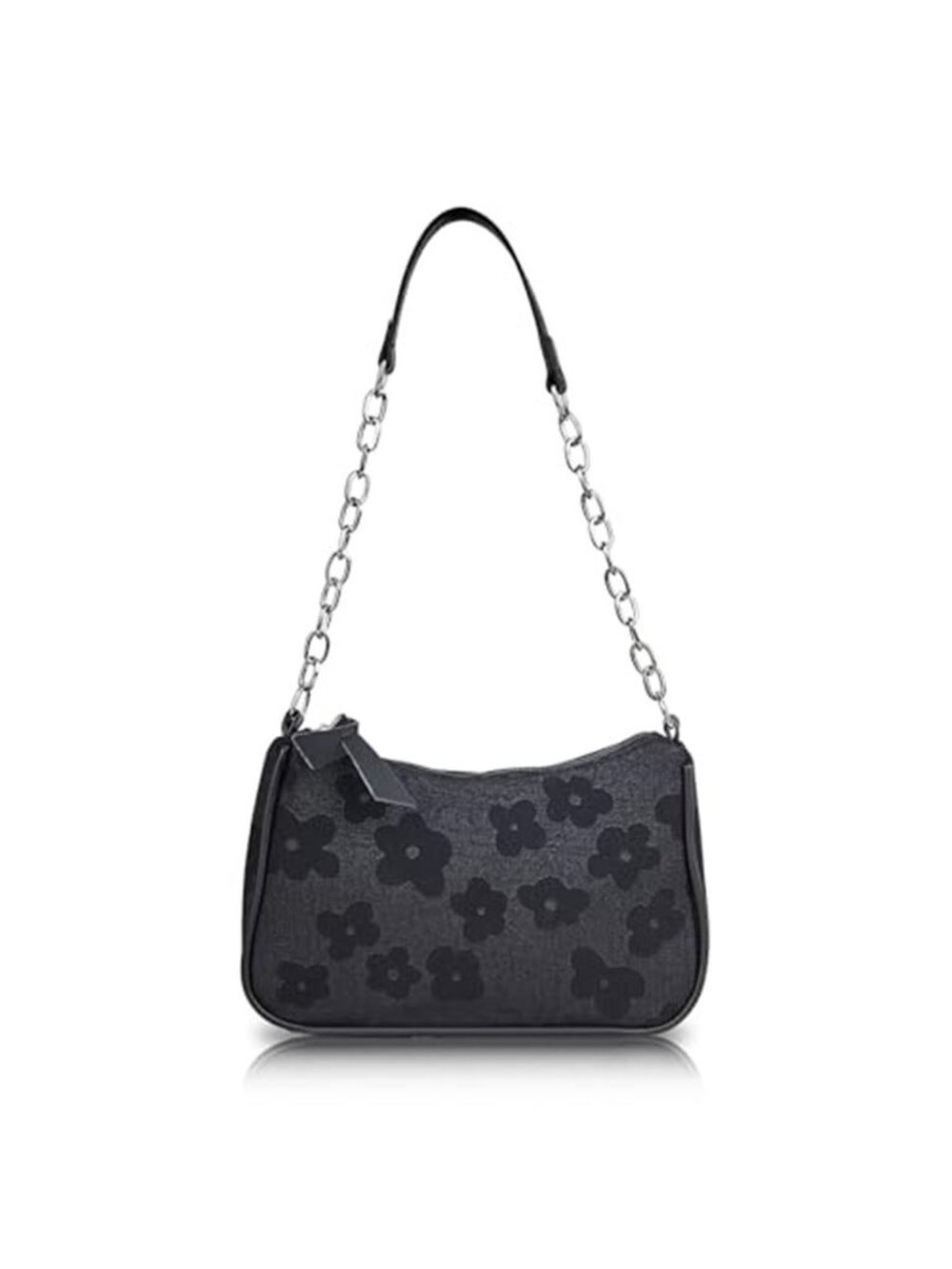 Small Shoulder Bag, Shoulder Bag Purse Shoulder Handbag with Embroidery Pattern